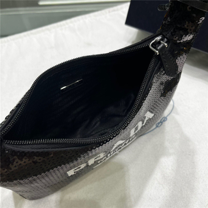 Prada 1N1419 Nylon Hobo Bag-24*11*7CM