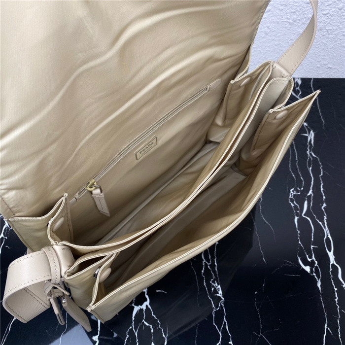 PRADA MEDIUM PADDED NYLON SHOULDER BAG