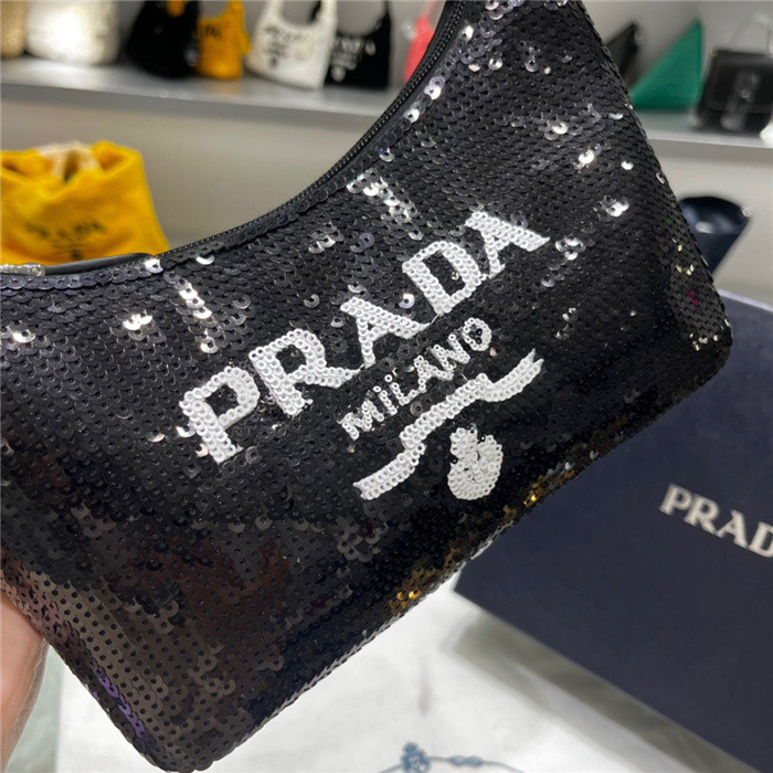 Prada 1N1419 Nylon Hobo Bag-24*11*7CM