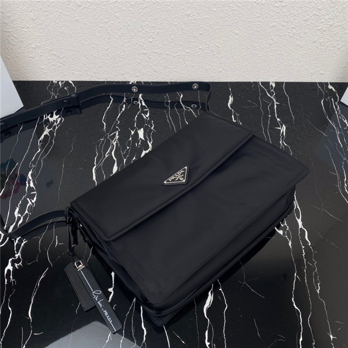 PRADA MEDIUM PADDED NYLON SHOULDER BAG