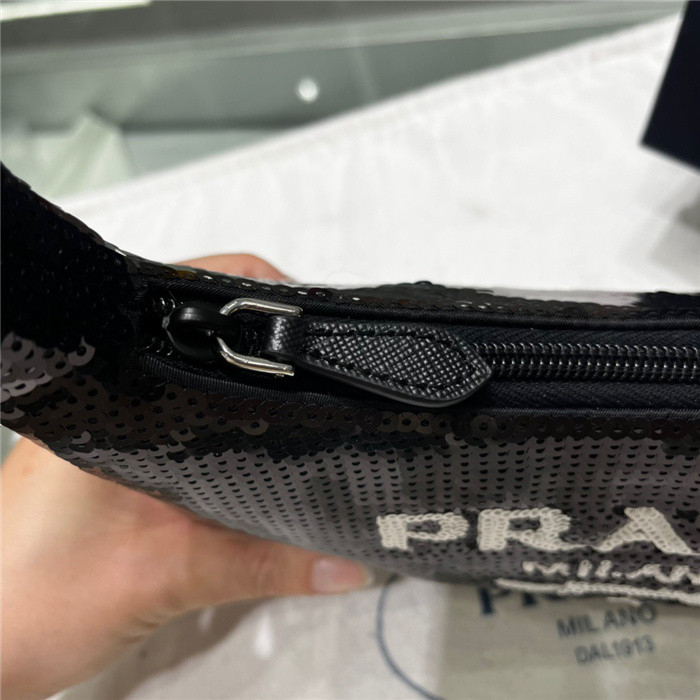 Prada 1N1419 Nylon Hobo Bag-24*11*7CM