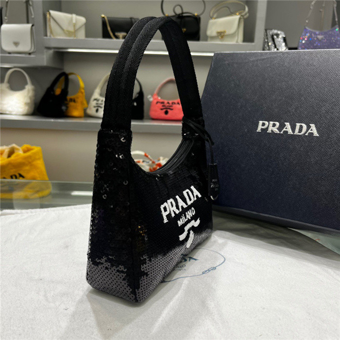 Prada 1N1419 Nylon Hobo Bag-24*11*7CM