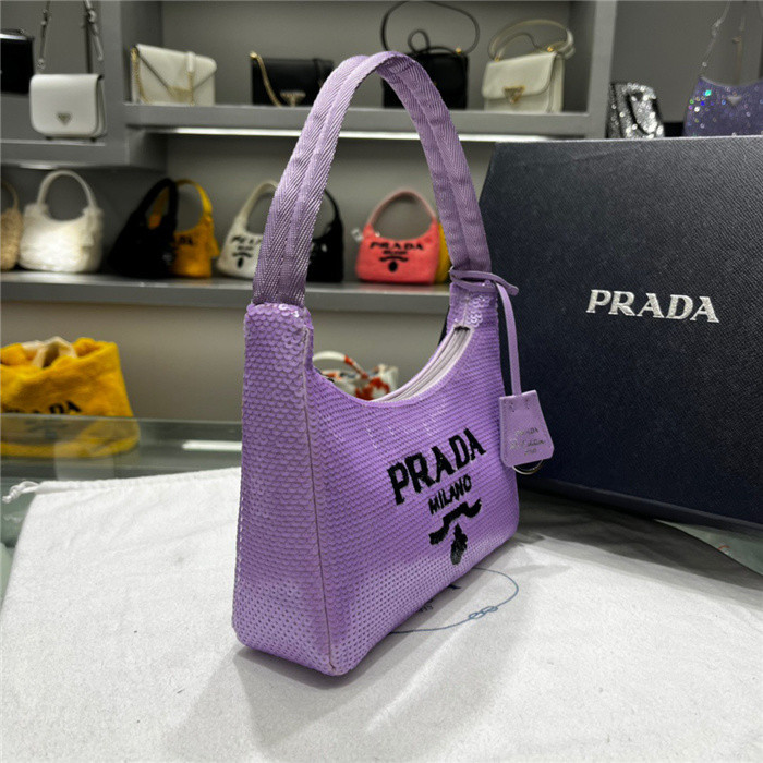 Prada 1N1419 Nylon Hobo Bag-24*11*7CM